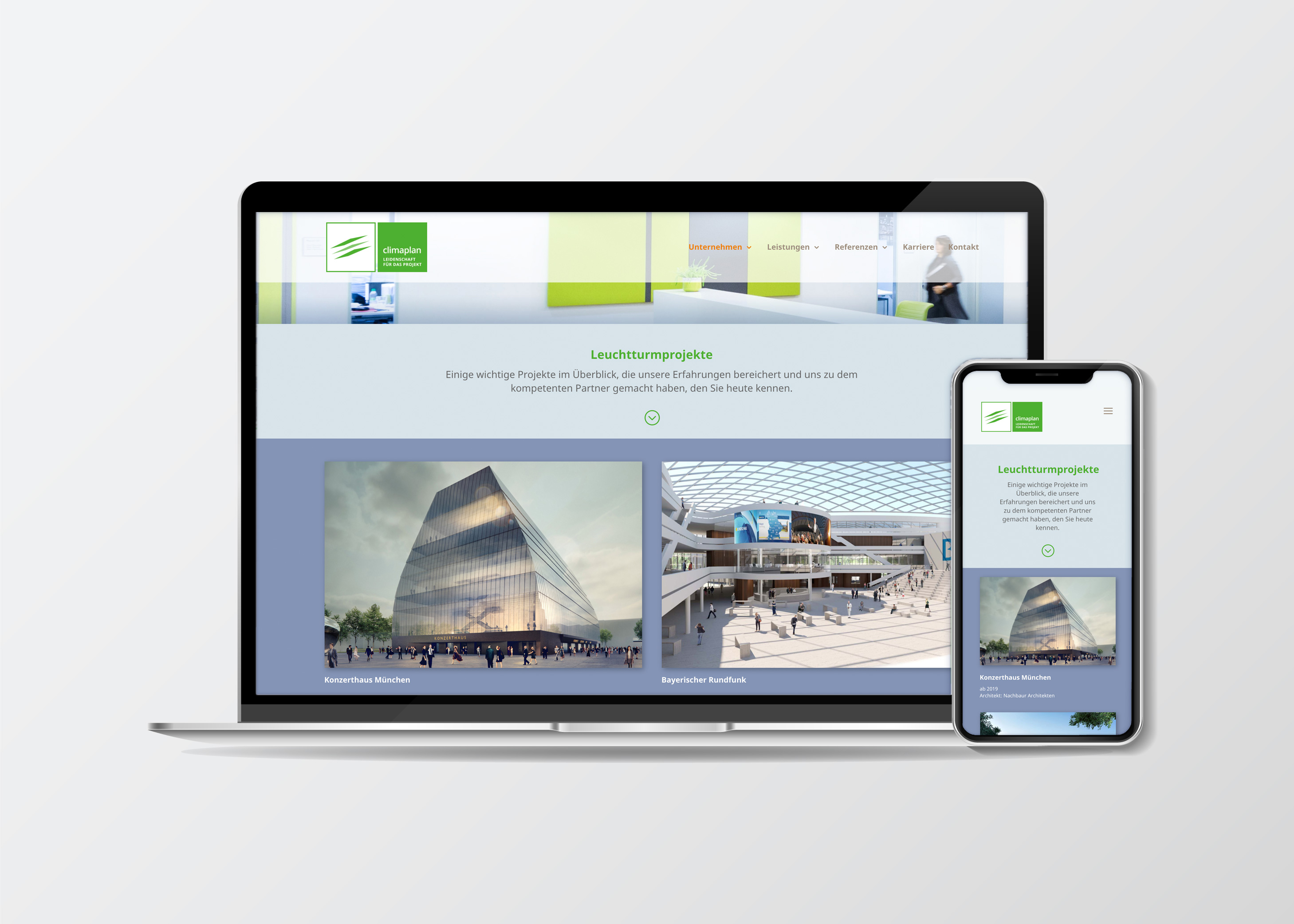 Climaplan Website: Konzept Design Umsetzung Tastwest